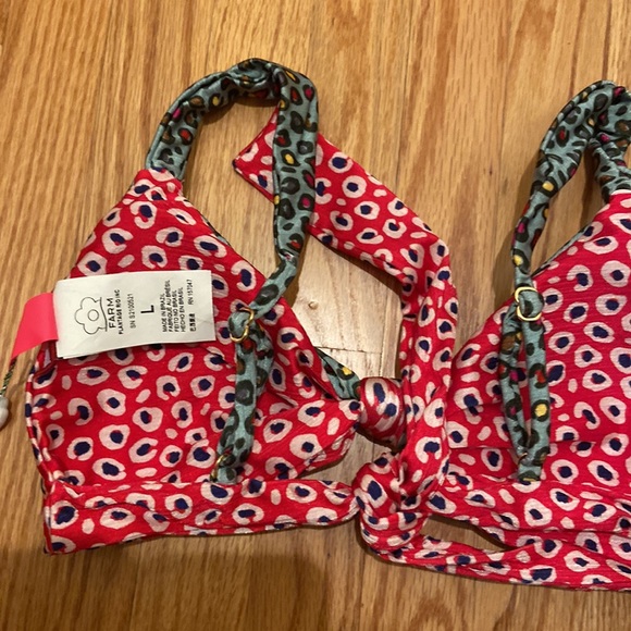 Farm Rio Small Leopard Bikini Top - Picture 3 of 4